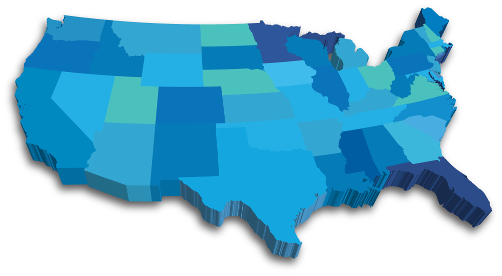 Map of the Continental United States